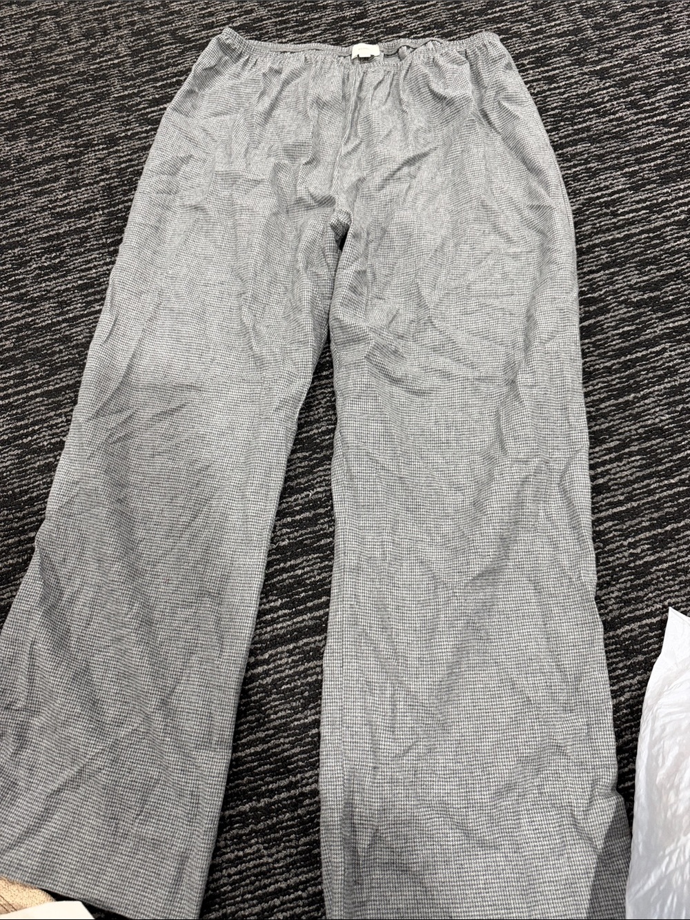 DONNI. Men's Light Gray Elastic-Waist Casual Pants